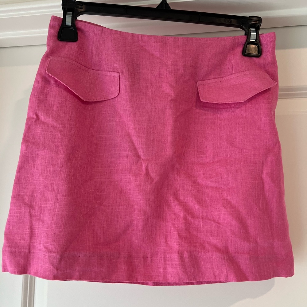 H&M Pink linen Skirt